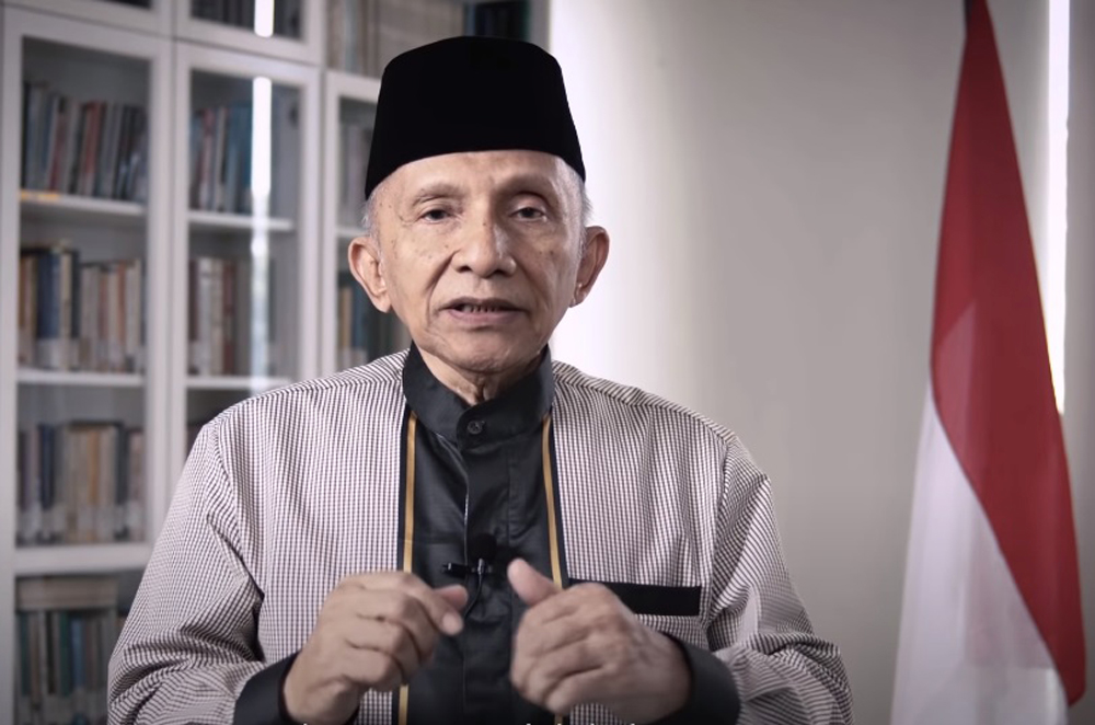 Amin Rais Menanggapi Pernyataan Terkait Sekretaris Kabinet Teddy